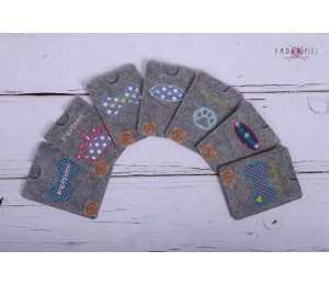 ITH - Stickserie Impfpasshüllen - Hund, Katze, Pferd, Kaninchen